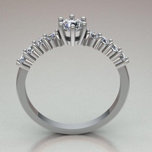 jóias anel de mulheres nupcial diamante presente ouro personalizado prata solitário o engajamento platina casamento branco womenbandring safira esmeralda do ruby ring anéis 3d print model - Mito3D