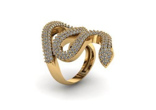 jewelry snake ring 3d pendant logo rings pendants versace print design monument art gold platinum download silver necklaces caiters gem diamond chicken 3d print model - Mito3D
