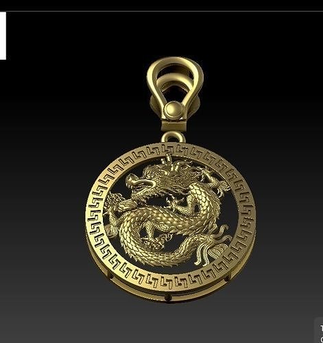 jewelry subcategory necklaces naga gragon category 3D print model - Mito3D