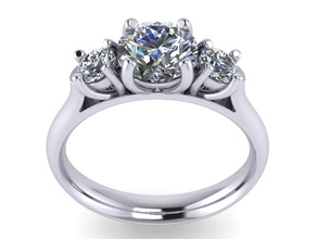 gioielli triology anello b gioiellieri cad 3d modelli disegni modello industriale altri anelli 3d print model - Mito3D