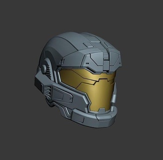 jfo helmet 3d print file helme spartan cosplay fashion 3d print model - Mito3D