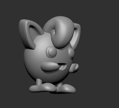 jigglypuff Pokémon 3d modèle 3dmodel impression imprimable jouets Jeux 3d print model - Mito3D