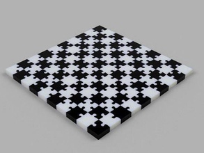 seghetto alternativo puzzle 100 pezzi design rompecabezas gioco juego giochi giocattoli 3d print model - Mito3D