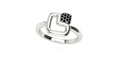 rompecabezas anillo oro joyería joya plata imprimible libra esterlina Moda belleza diamante vestir impresión platino cnc anillos 3d print model - Mito3D