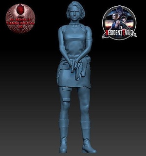 jill Valentin Resident Evil Jeu ps4 statue Jeux personnage art fantaisie jouets dessin animé sculptures 3d print model - Mito3D