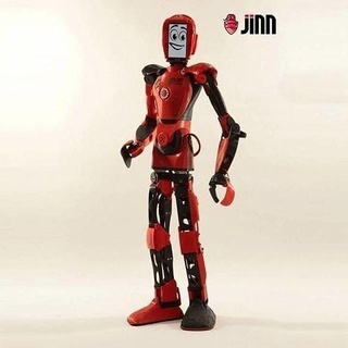 jinn-bot robot robotics jinnbot robots jinn bot design gmbh robotic humanoid roboter le hanson ktj iit kgp art mathematical 3d print model - Mito3D