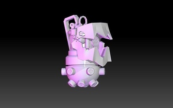 azar grenade misterioso liga of legendas lendários cosplay adereços 3dprint weapone jogos brinquedos 3d print model - Mito3D