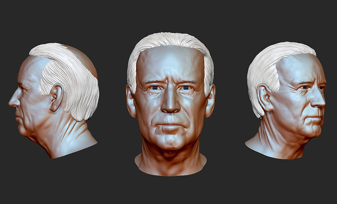 Joe biden joebiden americano Presidente 3dprinthead 3dmodel testa Giochi giocattoli 3D print model - Mito3D