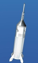 joe flying model 26 inches tall nasa rocket ii space hobby diy 3d print model - Mito3D