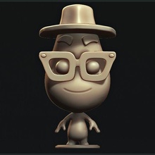 joe gardner pixar soul toy art sculptures 3d print model - Mito3D
