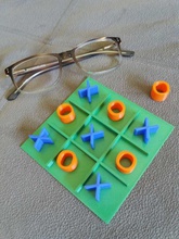 jogo da velha juegos-juguetes de la escuela conceptual diseño equipo escritorio juegos los juguetes puzzle 3d print model - Mito3D