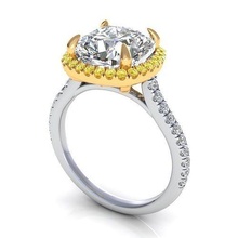 johan diamond ring jewel gem engagement wedding jewellery silver jewelry gold engagem fashion sterling pendant necklace beauty earrings pendants rings 3d print model - Mito3D