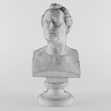 johann Wolfgang von goethe escultura escultor estátua fracasso líder pessoa carisma história histórico artista filósofo cientista físico engenheiro figura 3dscan humano homem arte esculturas 3d print model - Mito3D