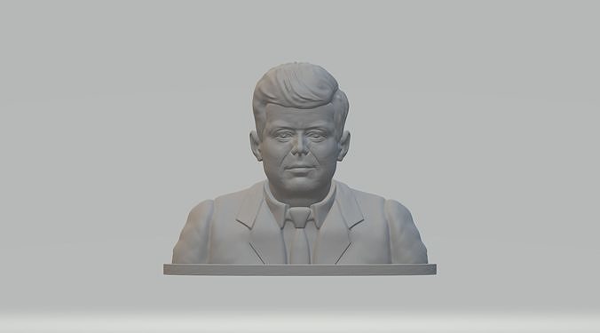 John kennedy fallimento 3d modello Uniti d'America roosevelt Presidente politica politico Giorgio cespuglio donald hillary barack obama Reagan biden levigatrici mettere in elezione arte sculture 3D print model - Mito3D