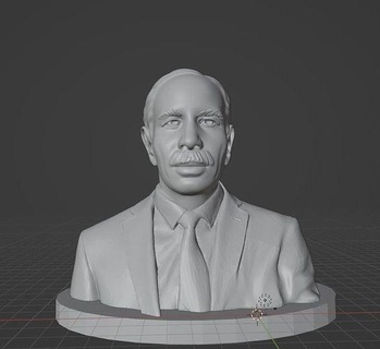 John Maynard keynes Jonhmaynardkeynes Ökonom Adam Smith Karl Marx Kunst Skulpturen 3d print model - Mito3D