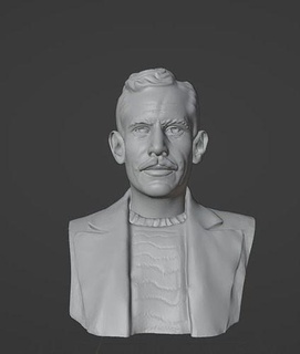 John steinbeck johnsteinbeck souris écrivain auteur Prix Nobel branche Hemingway art sculptures 3d print model - Mito3D
