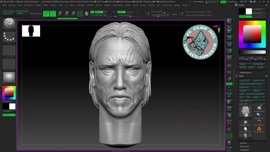 john pavio cabeça esculpir johnwick keano brinquedo personalizadas jogos brinquedos 3d print model - Mito3D