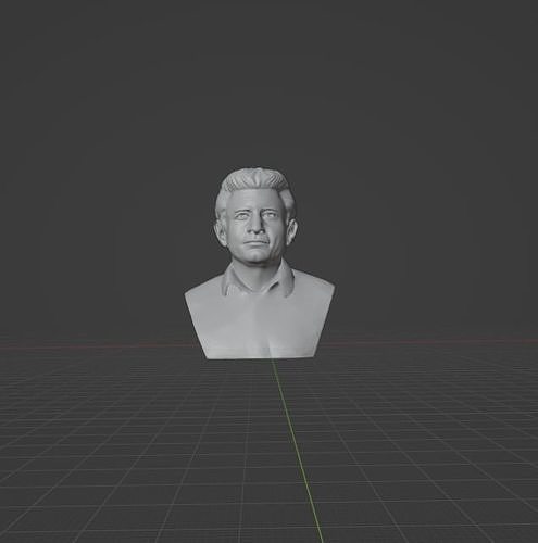 johnny cash american country singer songwriter elvis presley dolly parton eagles art sculptures 3D print model - Mito3D