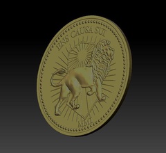 johnwick continentale moneta 3d stampa modello babayaga film puntello passatempo Fai 3d print model - Mito3D