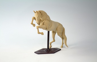articulado caballo animal posable maniquí arte juguete retrato estudio juegos juguetes rompecabezas 3d print model - Mito3D