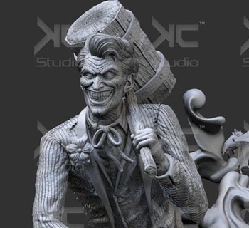 joker arkhamverse Arkham Joker batman collectionner statue 3dprint 3dmodel résine sculpture kcstudio fdmprint Jeux jouets 3d print model - Mito3D