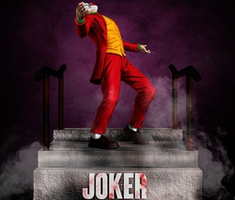 palhaço 2019 dc joaquin fénix joker2019 warner filme quadrinho batman personagem escultura estátua arte esculturas 3d print model - Mito3D