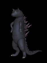 joker chat Godzilla 1999 jouet monstre bête kaiju 3d impression Jeux jouets 3d print model - Mito3D