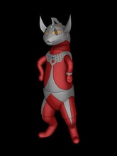 palhaço gato Ultraman taro brinquedo jogos brinquedos 3d print model - Mito3D
