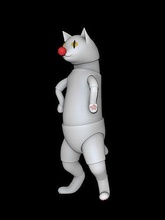 burlone gatto giocattolo chibi Giochi giocattoli 3d print model - Mito3D