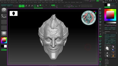 Joker Kopf Bildhauerei Batman Arkam dc Spielzeuge Benutzerdefiniert Spiele 3d print model - Mito3D