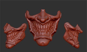 joker mask covid facemask batman cosplay costume comic smile fashion 3d print model - Mito3D
