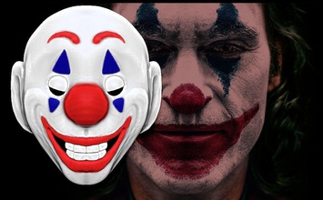 joker maschera 2019 art la dc batman clow sculture 3d print model - Mito3D