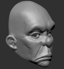 joker mask dark knight bank heist head art face batman disguise cosplay print games toys 3d print model - Mito3D
