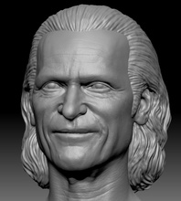 palhaço sorriso cabeça escultura joaquin fénix joaquinphoenix impressão imprimível batman semelhança arte esculturas 3d print model - Mito3D