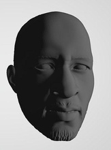 Jordan omogbehin wwe omos garde corps aj modes Douane tête sculpter omar figure jouet Jeux jouets 3d print model - Mito3D