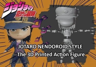 jotaro stil nendoroid mafsallı aksiyon şekil jojo diyo chibi josuke tuhaf macera anime netflix kujo star platin brando goku kombat avcı oyunlar oyuncaklar 3d print model - Mito3D