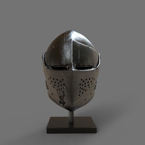 jousting helmet ii - ornamental jousting helmet armor art ornamental rare knight medieval tournament history military scans replicas scans replicas knight armor knight helmet medieval helmet medieval knight military helmet  3D print model - Mito3D