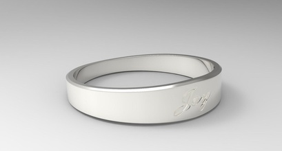 freude ring weiblich silber mode design glasiert druckbar sterling engagem schmuck juwel engagement gold graviert ringe 3d print model - Mito3D