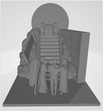 jugement Dieu révélation Jésus apocalypse Bible art sculptures 3d print model - Mito3D