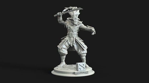 juggernaut arcanos arte juego dota dota2 personaje piel esculturas 3d print model - Mito3D