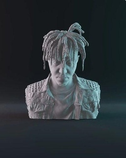 succo wrld 3d Stampa modello juicewrld cantante rap arte scultura statua 3dprint carattere ritratto 3dsculpture celebrità fallimento figurine Creatore sculture 3d print model - Mito3D