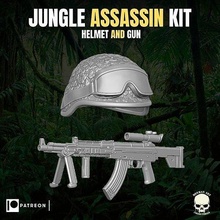 jungle assassin kit action figures gi joe figure helmet military toys classified mezco accesorie custom marvel legends games 3d print model - Mito3D