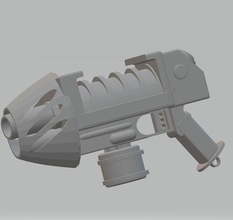 jupiter pattern plasma pistol cosplay blaster scifi grimdark fun toy games toys warhammer 40k melee space spaceship 3d print model - Mito3D