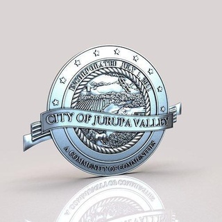 jurupa ville joint Aigle Terre cnc cheval avion fleurs ruban argent art pièces monnaie badges 3d print model - Mito3D