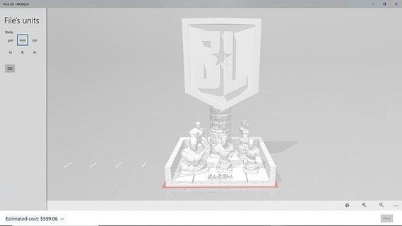 justicia liga 3d impresión lámpara nombre dc Liga Justicia heroes superhombre batman Arte 3d print model - Mito3D