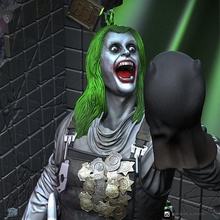 Justice ligue joker justice zacksnydersjusticeleague zacksnyder snydercut Jared Leto letojoker grise batman chevalier cillain dc personnage film Joker fanart loisir DIY 3d print model - Mito3D