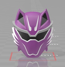 brincando sentai gekiranger capacete guardas arte 3d print model - Mito3D