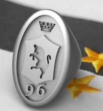 juventus 1996 vintage edition jewelry men ring soccer football champions league rings 3d print model - Mito3D