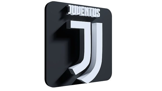 Juventus logo impression 3d modèle fc football Football sport emblème symbole conception stade ligue bouclier loisir DIY Madrid Ligue Italie art panneaux logos 3D print model - Mito3D