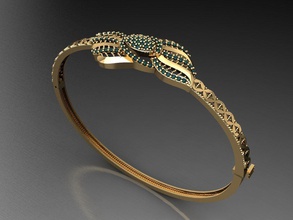 k02- diamond bracelet rings necklace jewelry gems fashion gold design silver ring elegant shining gem earring pendant sapphire women wedding 3d print model - Mito3D